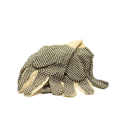 Kesztyű pöttyös cérna (fehér-fekete)