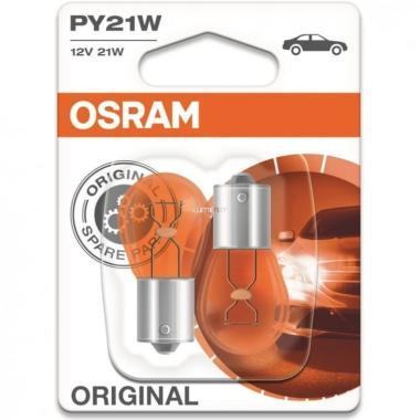 Osram izzó 7507-02B sárga bliszteres (12V/21W)