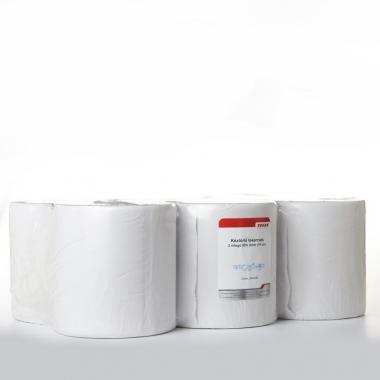 Kéztörlő tekercses 2r. 80% fehér (19 cm)