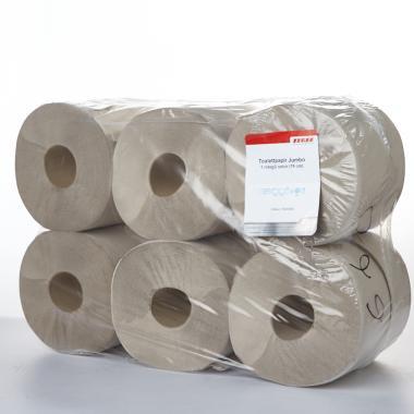 Toalettpapír jumbo 1r. natúr 12 tekercs/krt (19 cm)